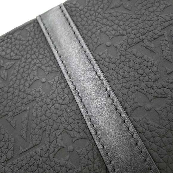 Louis Vuitton Taurillon Leather Trunk Wallet Shoulder Bag Black Long - Picture 6 of 11